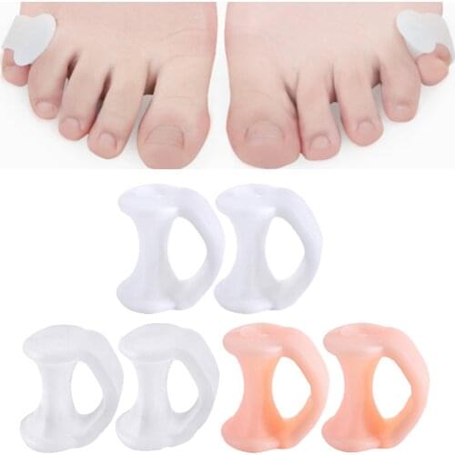 5 Pair Silicone Little Toe Finger Straightener Hallux Valgus Bunion Corrector Foot Health Care Product