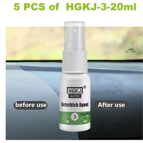 5 PCS of HGKJ-3-20ml with Sponge of Plastic Car Seal Car Leather Repair Interior Part Liquid Leather for Car Care Wax Automotive