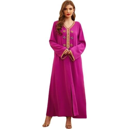 Kaftan Moroccan Dubai Abaya Muslim Hijab Dress Turkey Dresses Abayas For Women Robe Longue Musulman De Mode Femme Vestidos