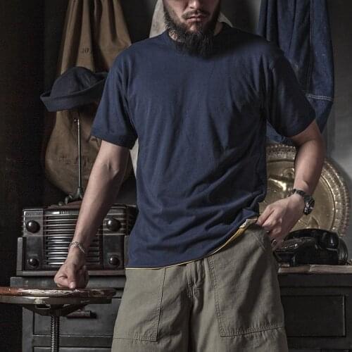 Bronson WWII USN UDT Team SEAL Navy & Yellow Reversible Mens Training T-Shirt