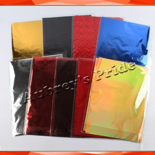 50Pcs 20x29Cm A4 Gold Silver Hot Stamping Foil Paper Laminator Laminating Transfere on Elegance Laser Printer Craft Paper