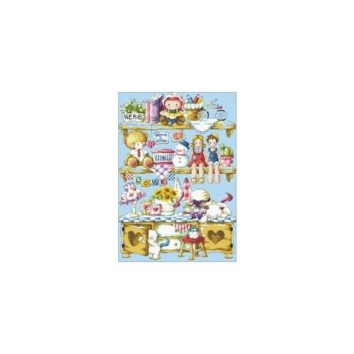 NN YIXIAO Counted Cross Stitch Kit Cross stitch RS cotton with cross stitch Haejbgqs Magazine - 118018