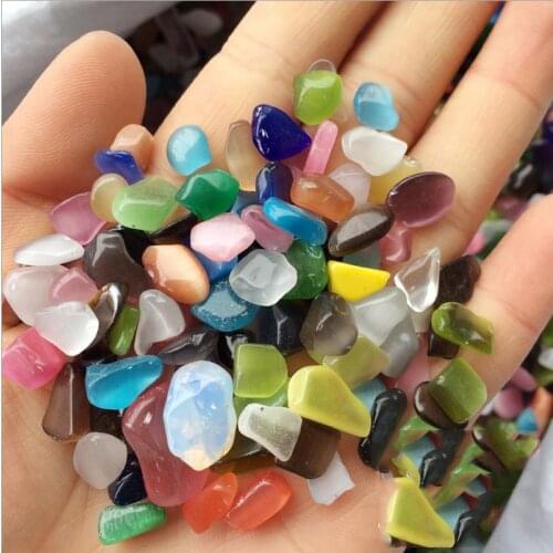 Hot Natural Pebbles Gravel Stone - Colorful Opel - Home Aquarium Fish Tanks Decoration - Pack of 250g