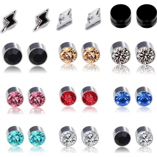 1 Pair Magnetic Healthy Stimulating Acupoints Healthy Stud Earring For Women Bio Therapy Weight Loss Earrings In Ear Slimming
