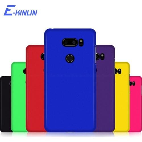 Matte Plastic PC Hard Back Cover For LG V50 5G V40 V30 V30S Plus ThinQ V10 V20 Ultra Thin Protective Phone Case