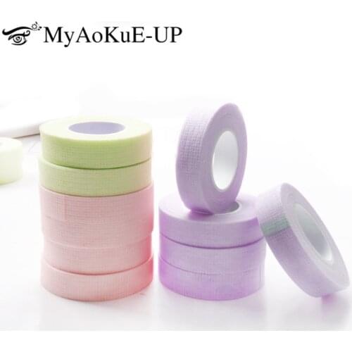 MyAoKuE Up Non-woven Tape For Eyelashes Extension Lint-free tape with holes breathable Anti-sensitive pad Eyelash extension tool