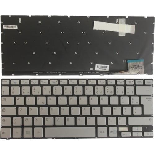 NEW FR laptop keyboard for SAMSUNG NP730u3e NP740U3E 730U3E 740U3E French laptop keyboard silver Backlight