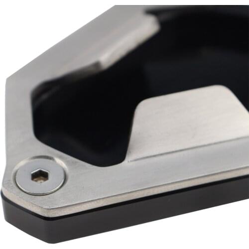 Durable CNC Aluminum Kickstand Pad Plate for TRIUMPH Scrambler 1200XE 1200XC 2019 2020 - Perfect Fitment, directly replacement