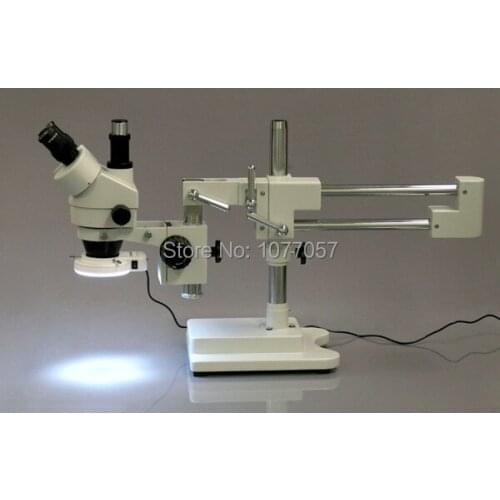 Factory Direct Sale ,Brand New Dual boom stand Microscope 7X -180X Low Power Zoom Stereo microscope , Well sold In EU , USA