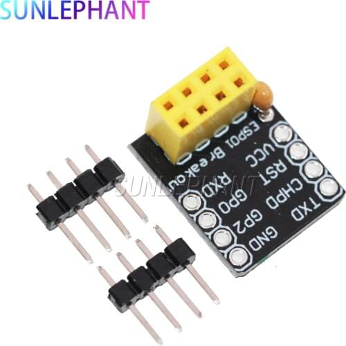 USB to ESP8266 WIFI module ESP-01 ESP-01S Remote Serial Port WIFI Sensor Transceiver Wireless Board ESP01S Breakout PCB Adapter