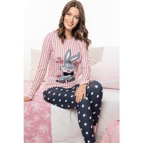 Women BugsBunny Printed Pajamas set