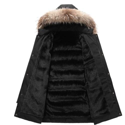 Snow Cold Winter Jacket Men Thicken Fleece Hooded Parka Coat Men Warm Jackets Windbreaker Coats Plus Size M-5XL