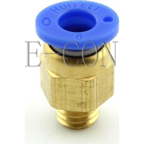 1 Pcs Air Pneumatic Quick Release Connector M8*1.25 Threaded metric 6mm Tube