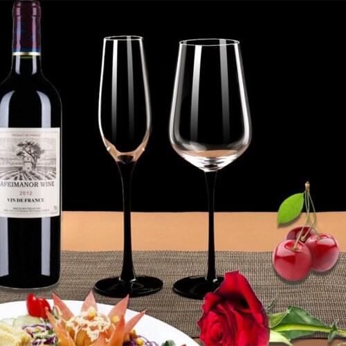 2pcs Luxury Crystal cups Goblet Eco-friendly drinking glasses Wine Cup Champagne cup Creative Bar Hotel party wedding Drinkware