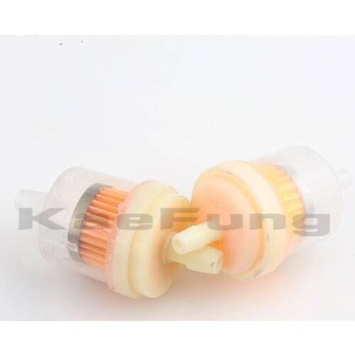 2Pcs Motorcycle Petrol Gas Fuel Gasoline Oil Filter for Scooter Moped Dirt Bike ATV Go Kart oil fuel filter