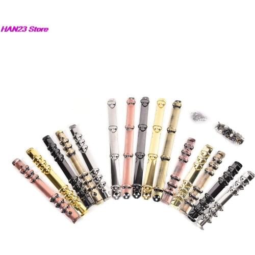 A4 A5 A6 Binder Clip Metal Spiral Binder File Folder Clip Notebooks Clip Loose Leaf Book Binder Rings Album Scrapbook Clips