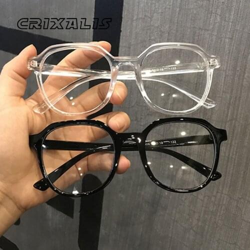 Anti Light Blue Woman Glasses Fashion Round Transparent Eyeglass Frame Gaming Computer Eyewear Men lunettes anti lumiere bleu