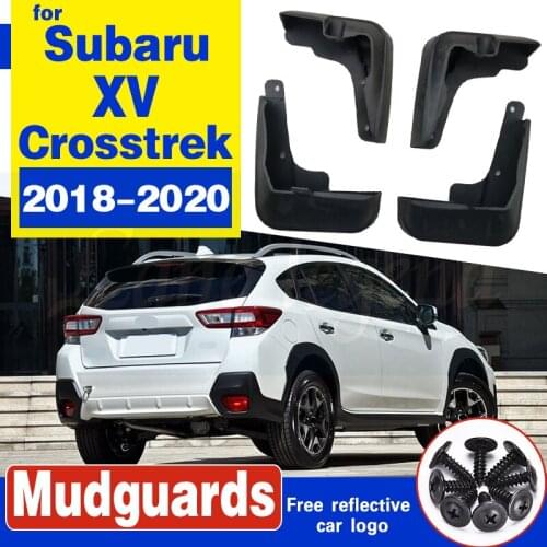 4Pcs Front Rear Car Mud Flaps For Subaru XV Crosstrek 2018 Mudflaps Splash Guards Mud Flap Mudguards Accessories 2019 2020