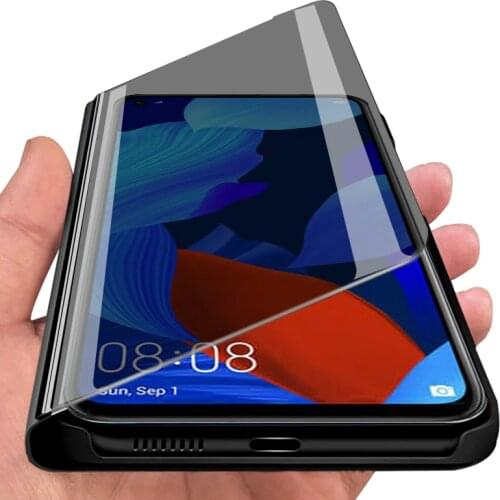 For Vivo V17 Case Clear Smart View Leather 360 Flip Stand Cover Case For Vivo V 17 Pro Neo Y19 S5 S1 Pro Fundas Shockproof Capas