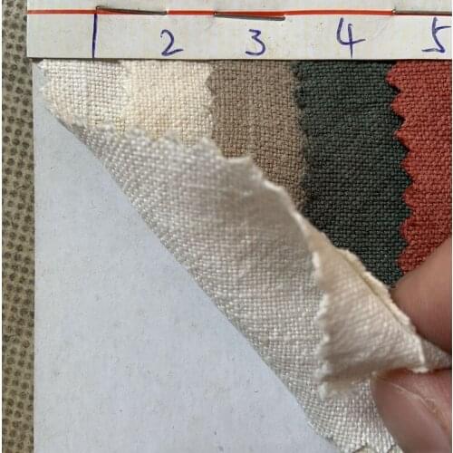 Pure flax linen fabric material