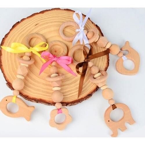 Baby Bed Hanging Toy Stroller Hanging Accessories Baby Room Decoration Eco-friendly Wooden Hanging Pleasant Toys