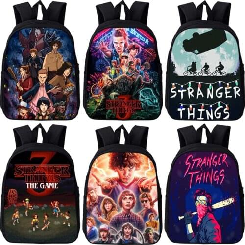 Toddler Stranger Things 3 Backpack Boys Girls Kindergarten Bags Kid Mini Rucksack Children Waterproof School Bag Bookbag Mochila