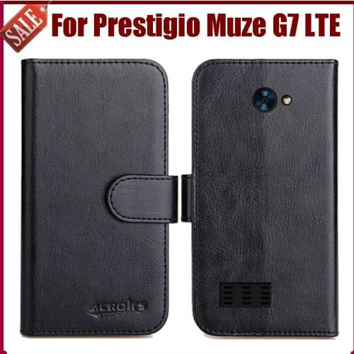 Hot Sale! Prestigio Muze G7 LTE Case New Arrival 6 Colors High Quality Flip Leather Protective Cover Phone Bag