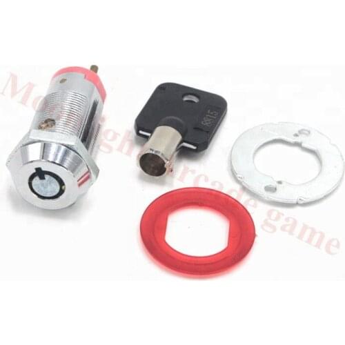 28mm Game machine keyed alike key cyinder electric switch cam lock round plug