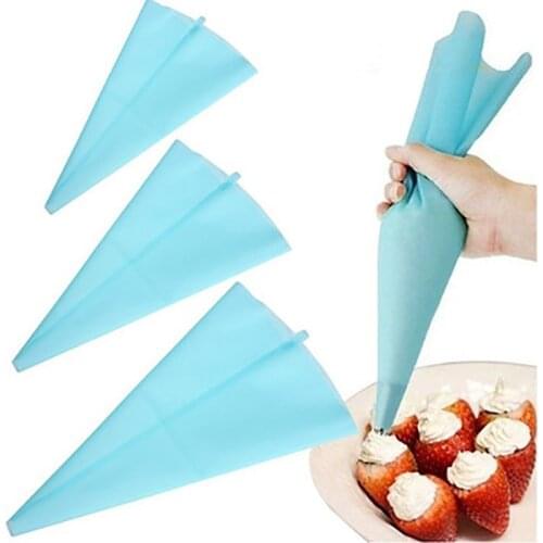 Confectionery Bag Reusable Silicone Pastry Bag Icing Piping Cake Cupcake Decorating Tools Kitchen Accessories DIY Cake Tools