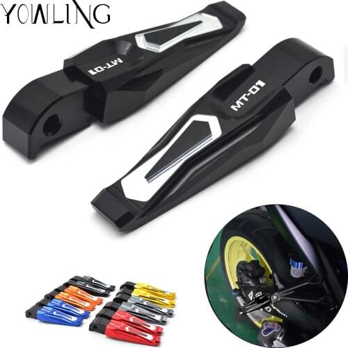 Left and right Motorcycle Folding Foot Pegs foot pegs motorbike footrest Pegs Pedals For Yamaha MT-01 MT 01 MT01 2014 2015 2016