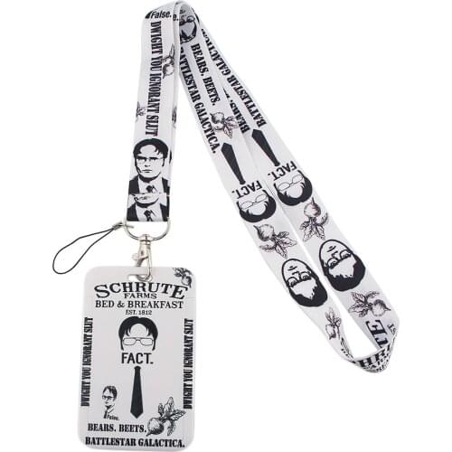 LX79 Office Lanyard For Keys Mobile Phone Hang Rope Keycord USB ID Card Badge Holder Keychain DIY Lanyards