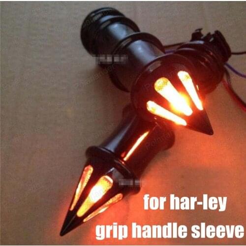 Motorcycle conversion modified metalhandle to turn the handle gripcover sleeve black for Har-ley