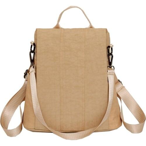 Girls Fashion Shoulder School Backpack Travel Back Bag Waterproof Nylon Women Backpack Anti-Theft Female Bag