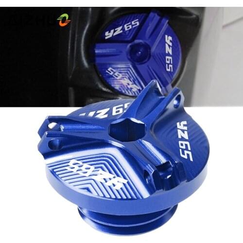 For Yamaha YZ65 YZ 65 2018 Motorcycle Engine Oil Filler Cup Cap Oil Filler Cap Plug Cover For Yamaha YZ65 YZ 65 2018