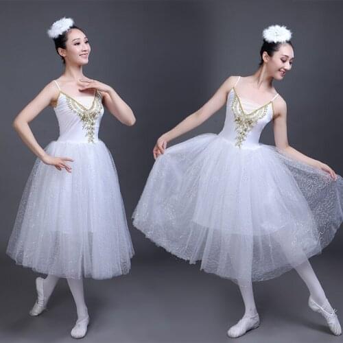 Adults Professional Tutu Ballet Swan Lake Costumes Girls Ballet Tutu Skirt Puff White Classic Ballet Dress Ballet Dance Costumes