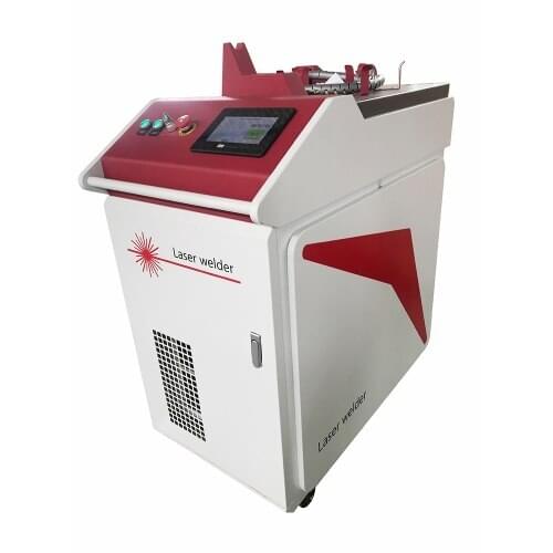 Hand-held fiber laser welding machine 1000w with raycus laser source and WXS ND18 laser welding hed