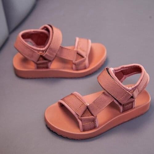 2021 Boys Sandals Summer Kids Sandals For Girls Children Beach Shoes Rubber School Shoes Breathable Open Toe Casual Boy Sandal
