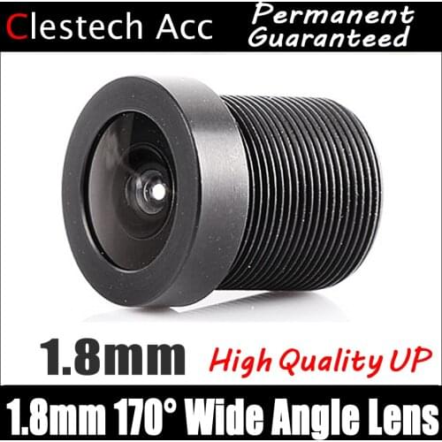 Placa de Montagem da lente 1.8mm 170 Graus Wide Angle CCTV Conselho IR Camera Lens