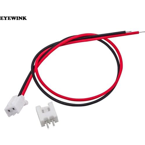 10Sets Mini Micro 2/3 Pin XH Connector Plug 2.54mm With 24AWG Wires Cables Dupont Terminals Adapter 100/200mm