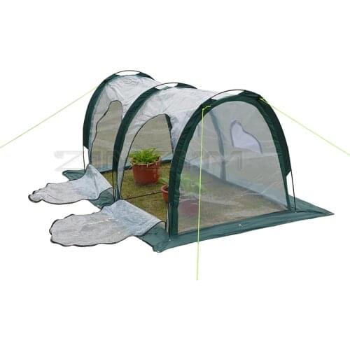 2M Foldable Greenhouse Greenhouse Greenhouse PE garden heat preservation Tunnel Tent plant greenhouse rainproof breathable