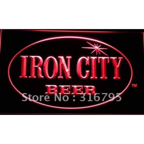 A220 Iron City Beer LED Neon Light Signs with On/Off Switch 20+ Colors 5 Sizes to choose