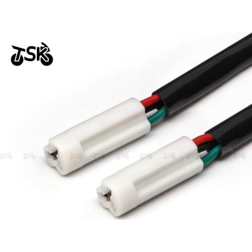 Turn Signal Marker Wire Adapter Plug Connectors for Yamaha YZF R1 600 R6 MT 07 09 10 Connector 3 Power Cords