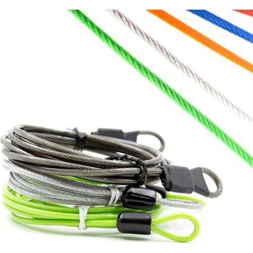 Bike Chain Lock Useful Security Cycling 1 Meters Professional Steel Wiring Anti-theft Lightweight Double Loop Universal