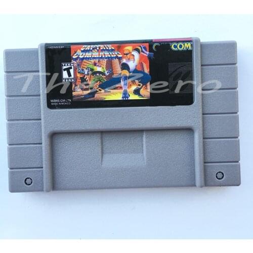 Captain Commando Video Game USA Version for 16 bit Super Game Card Cartridge Card for 46pin NTSC Game Player