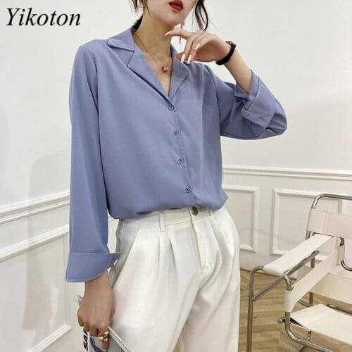 YIKOTON Womens Office Shirts