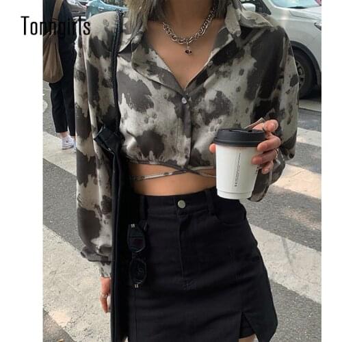 Tonngirls Vintage Floral Office Blouse Shirt Elegant Women Leopard Print 2021 Spring Autumn Sexy Casual Long Sleeve Top Shirt