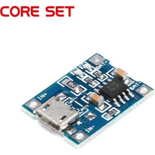 10pcs 5V 1A Lithium Battery Mobile Power Charging Board Charger Module TP4056 lipo battery DIY MICRO Port Mike USB 18650 Plate