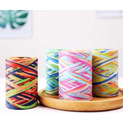 20 yard 4 Style color ropes DIY Wedding Birthday Wedding Decoration Rattan Gift Bouquet Packaging Rope