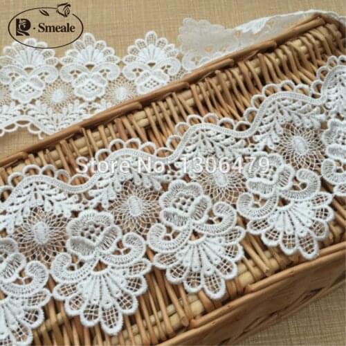 4-5yards/ Lot Water Soluble Lace Fabric Lace Wedding Dress Accessories Lace Trim RS585