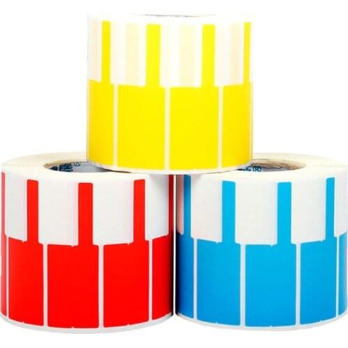 500 PCS Wire Tag Stickers Strong Sticky Various Cables Classification Lable 652A